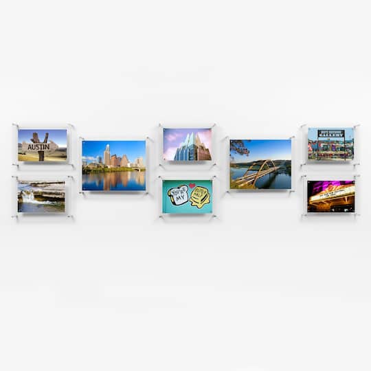 Wexel Art Gallery Wall Single Panel Acrylic Floating Frames & Magnets Set of